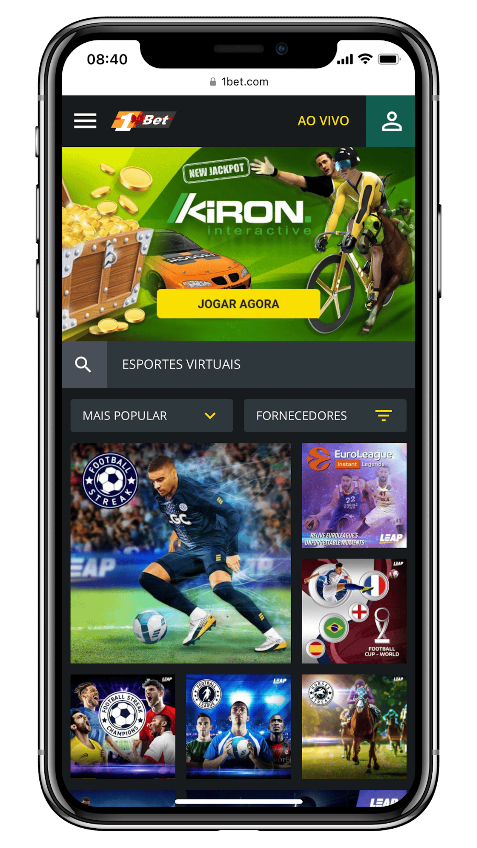 1Bet esportes virtuais