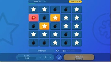 Aposta perdida no Mines