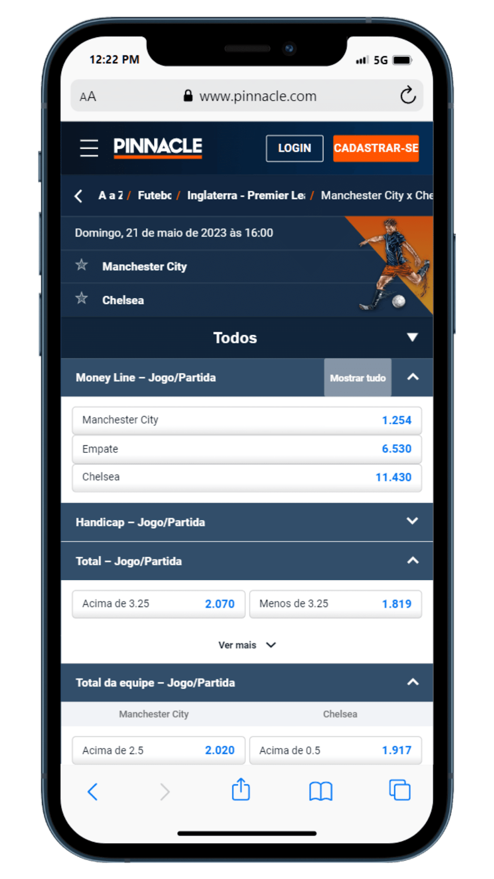 Apostas Esportivas Pinnacle