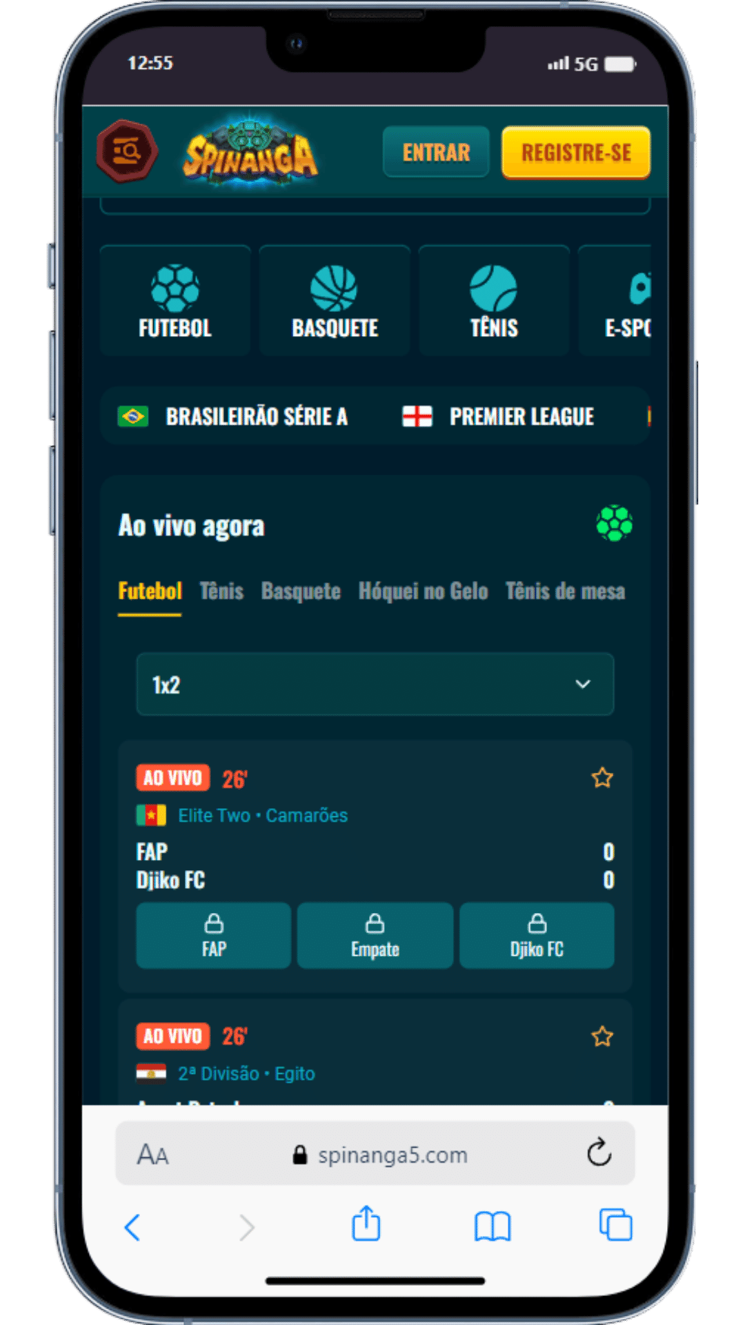 Apostas Esportivas na Spinanga