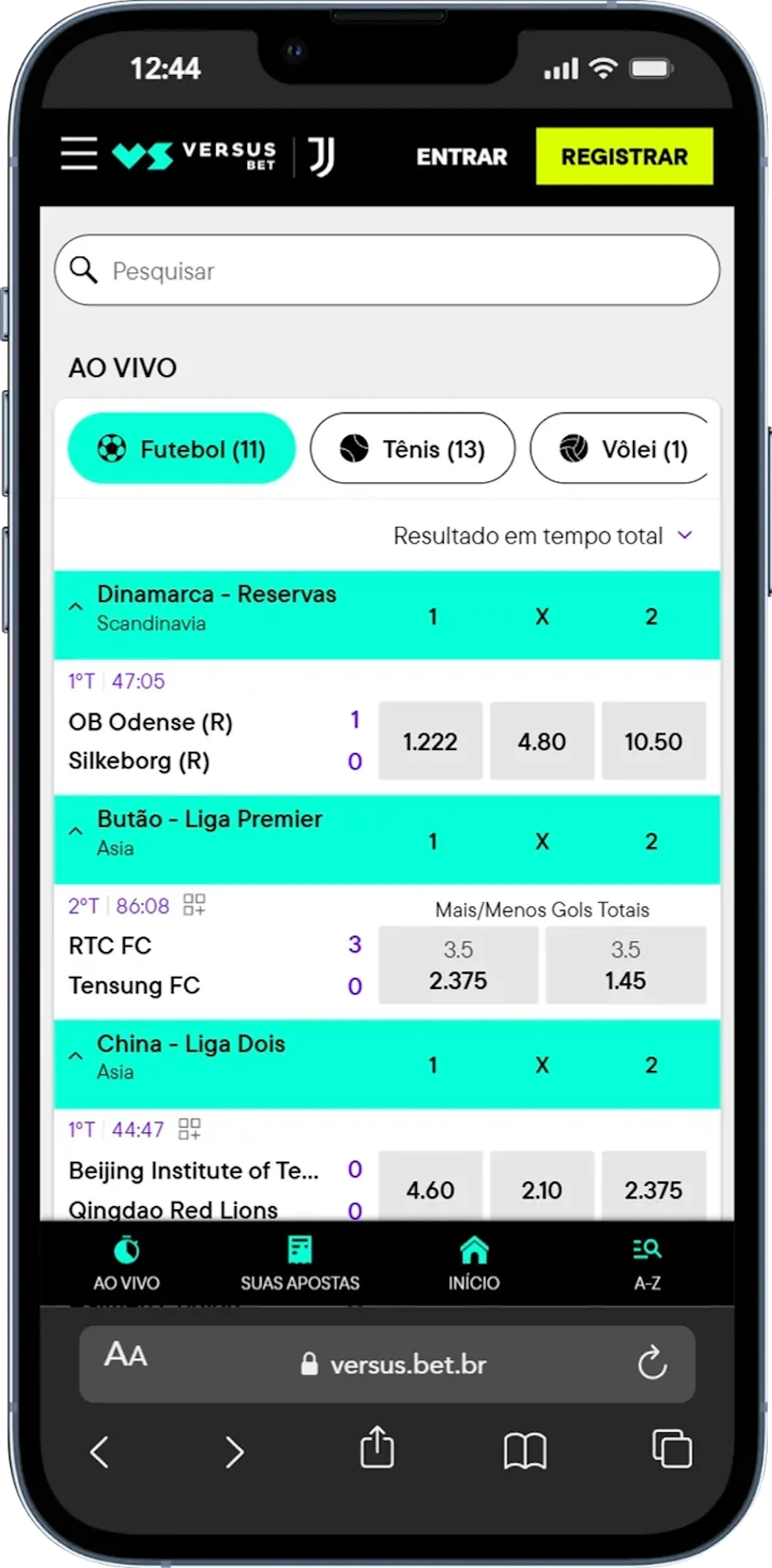 Apostas Esportivas na Versus Bet