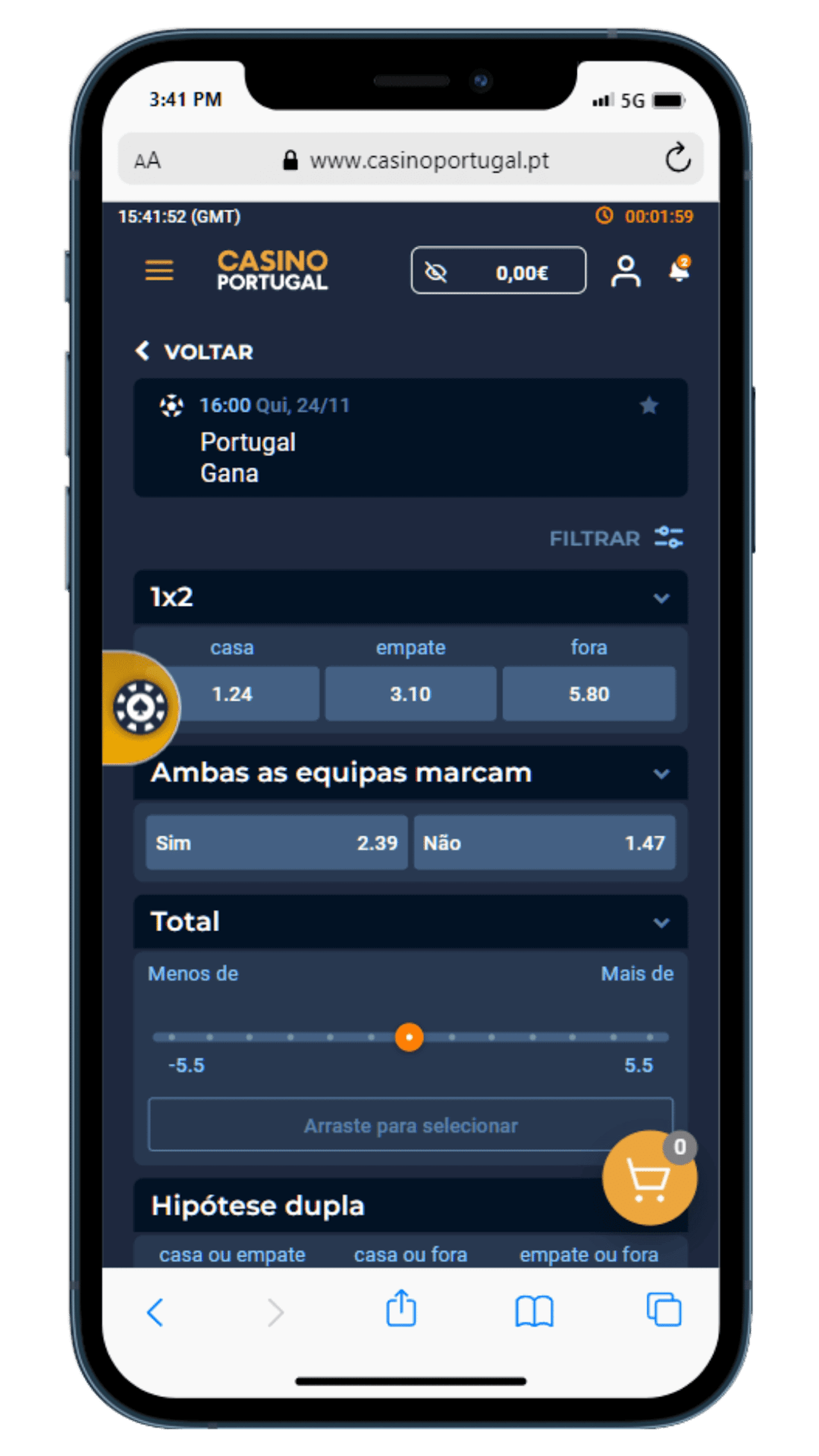 Apostas no Casino Portugal