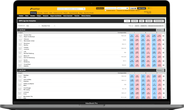 Casa de apostas Betfair