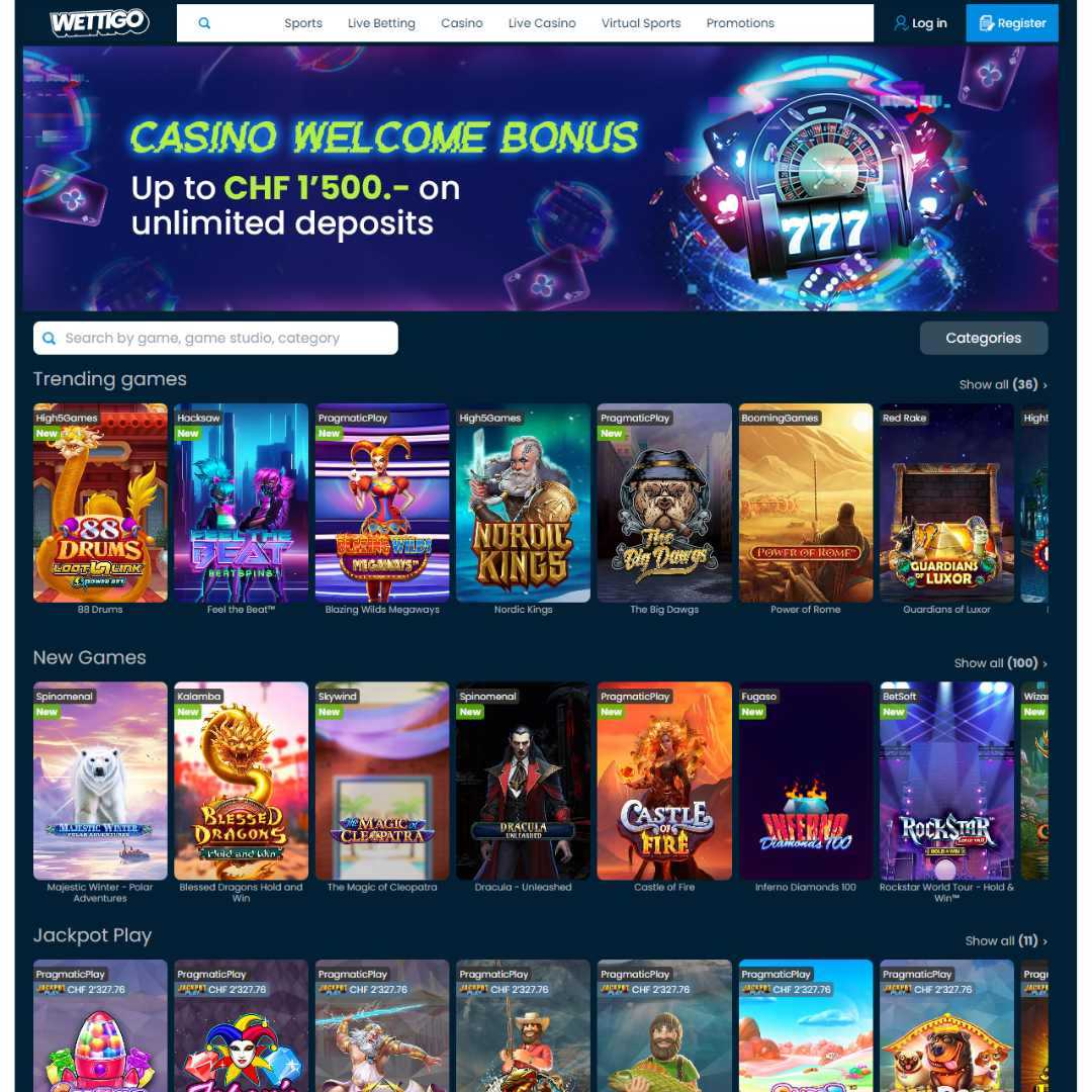 Casino bem organizado