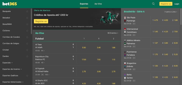 Como apostar na Bet365