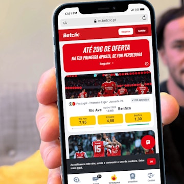 Miguel Pinho preparado para testar o site de apostas Betclic