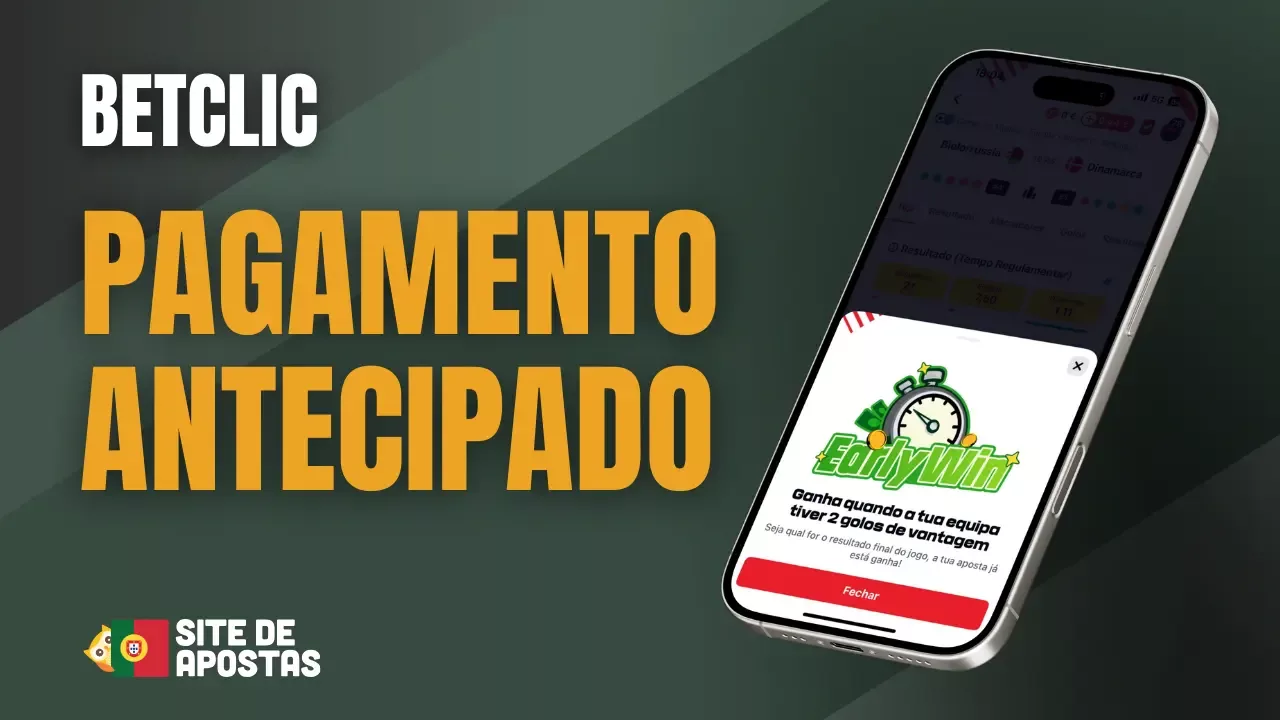 Pagamento antecipado na Betclic