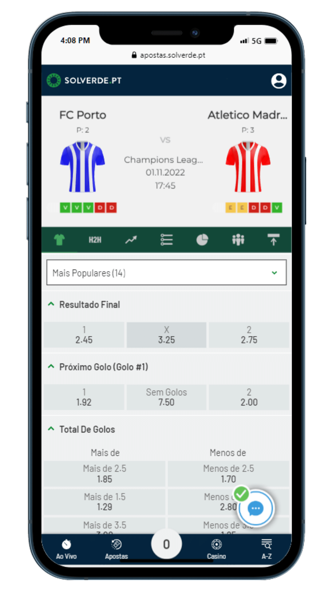 Pagina Evento Solverde