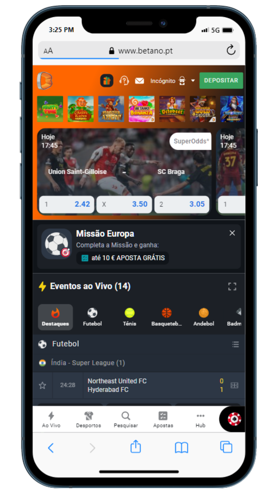 Pagina Inicial Betano