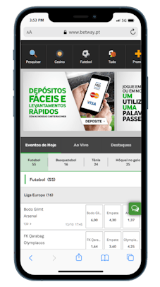 Pagina Inicial Betway