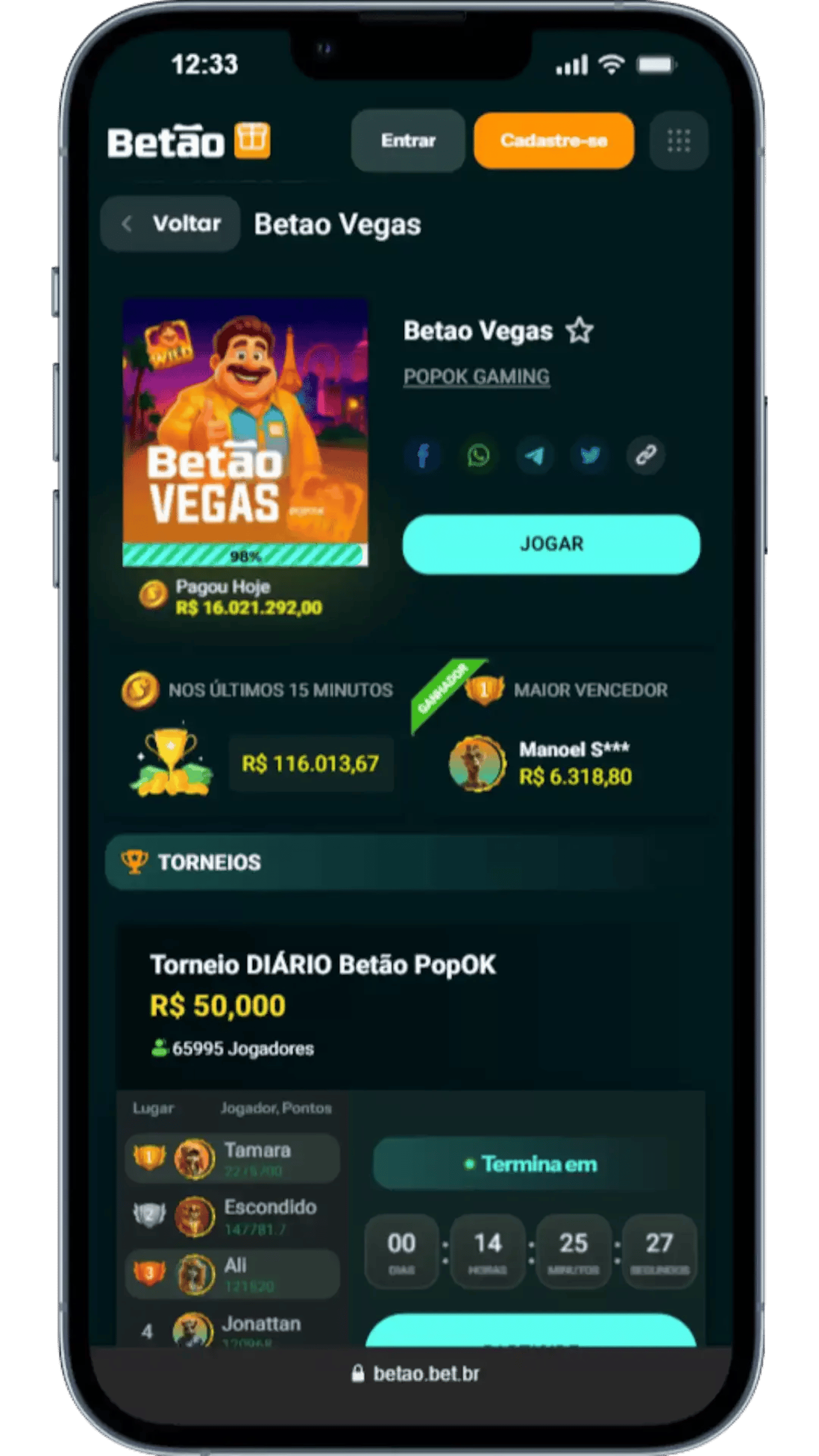 Pagina de Slot na Betao