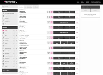 Pagina de apostas desportivas Golden Park pt