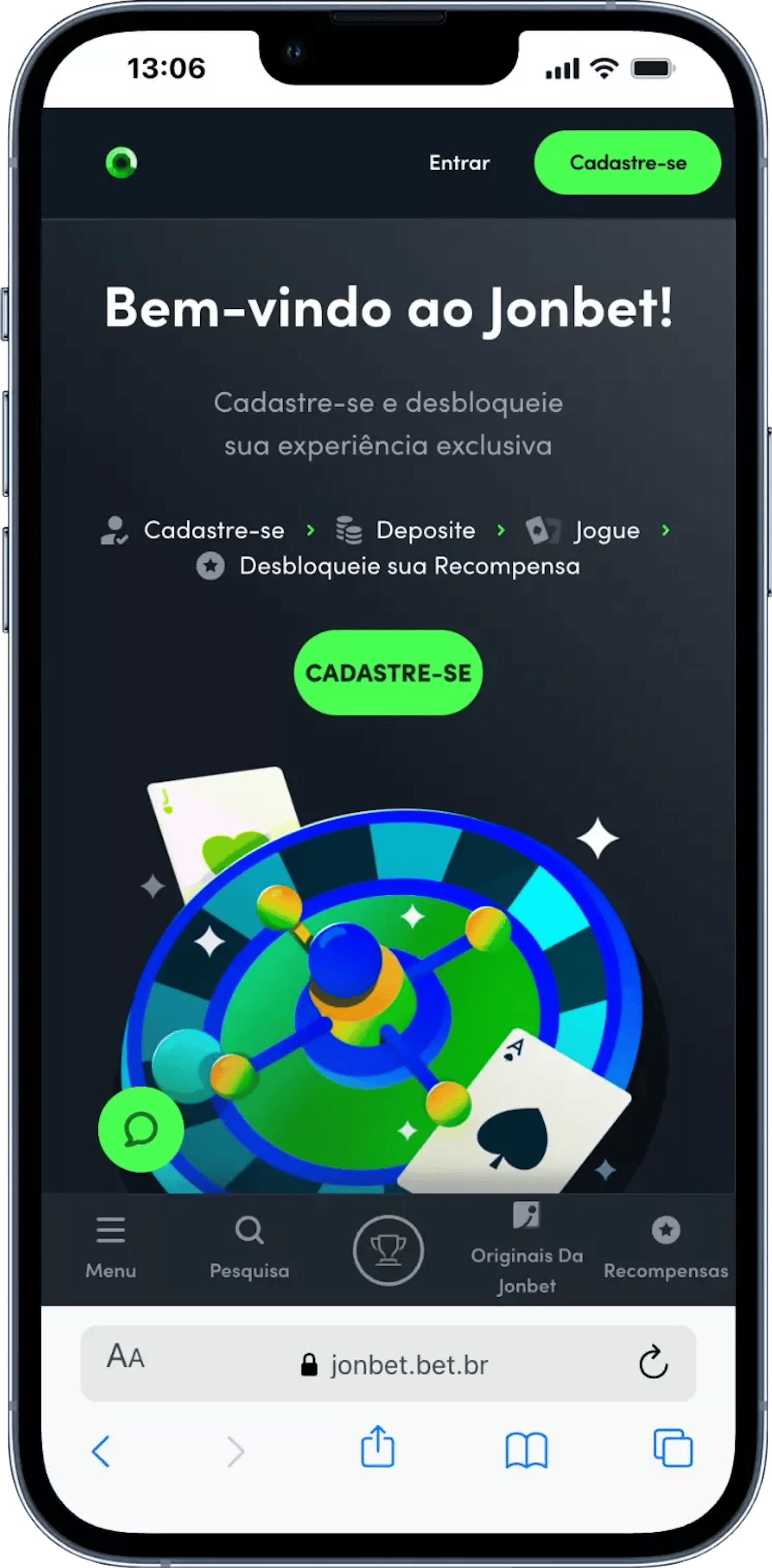 Pagina Inicial na Jonbet