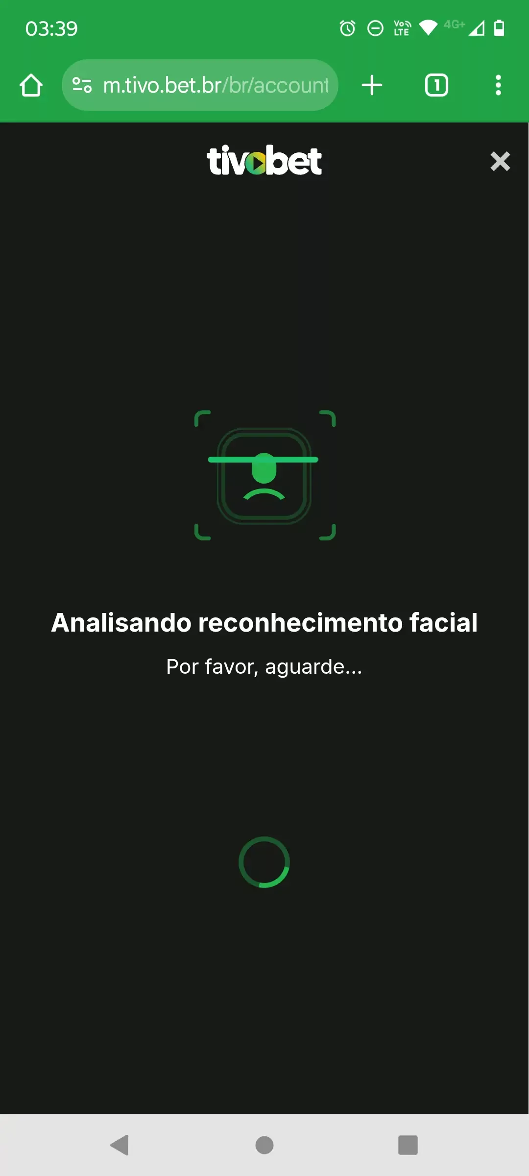 Reconhecimento facial na Tivobet