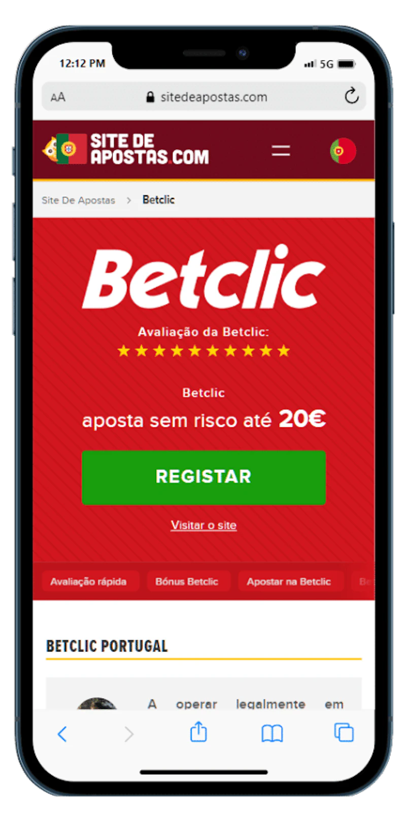 Betclic login