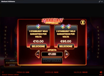 Slot Compra Bonus Starburst XX Xtreme