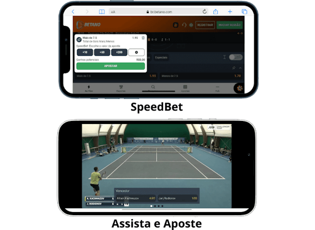 Speed Bet e Assista e Aposte no Betano app