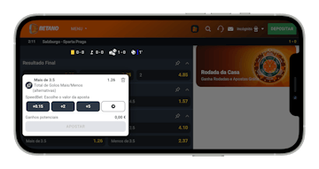 Speed Bet na app Betano