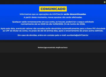 A247 bet br fora do ar