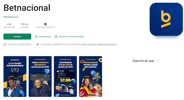 Betancional na Google play store