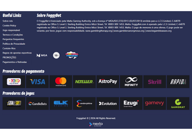 Confiabilidade da Foggybet