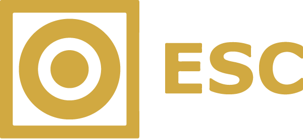 Esc online logo white