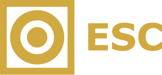 Esc online logo white