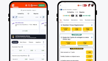Exemplo de odds betclic e betano
