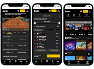 Funcionalidades da app Bwin