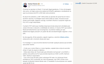 H2bet site falso linkedin