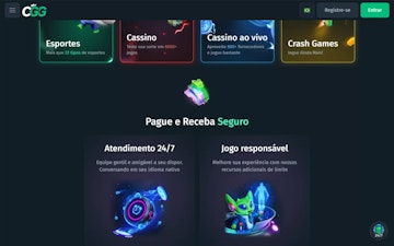 Homepage da cggbetbr