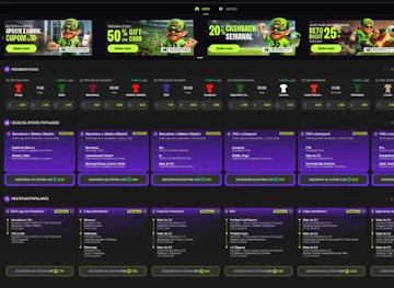 Homepage da nova casa de apostas jogajunto