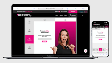 Imagem dos codigos promocionais da goldenpark