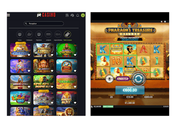 Imagem que mostra o casino online do Placard