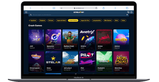 Jogos crash na Estrela Bet