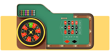 Layout da mini roleta