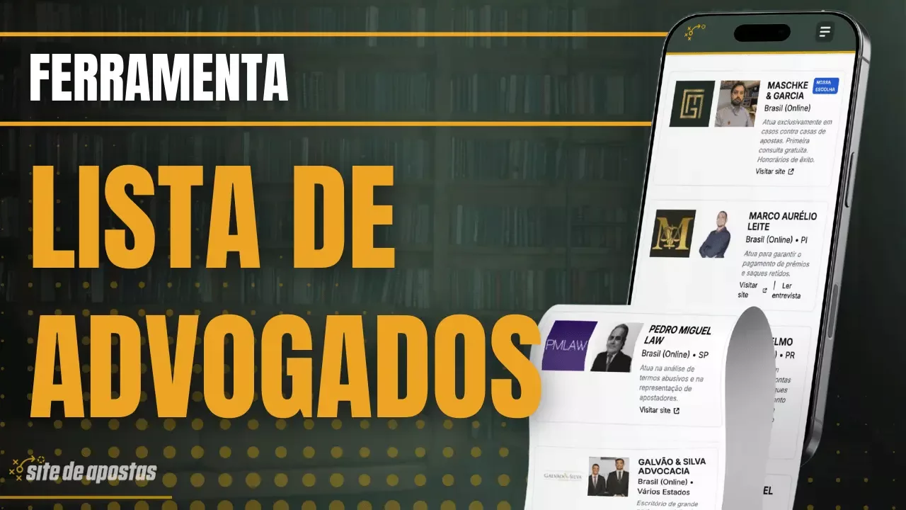 Capa artigo da lista de advogados contra casas de apostas