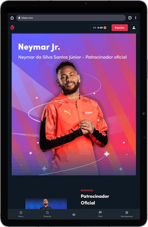 imagem mostrando que a Blaze é confiável