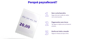 Motivos para utilizar paysafecard