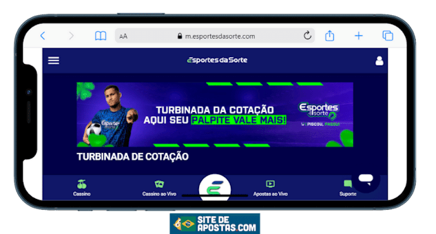 Odds turbinadas na esportes da sorte