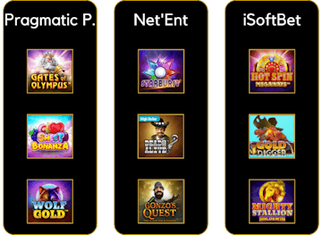 Operadores e slots mais populares no casino Nossa Aposta