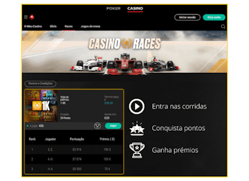 Pagina de casino races no casino pokerstars