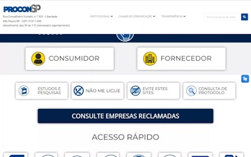 Portal online PROCON SP