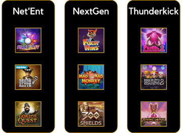 Provedores e slots populares no casino Luckia